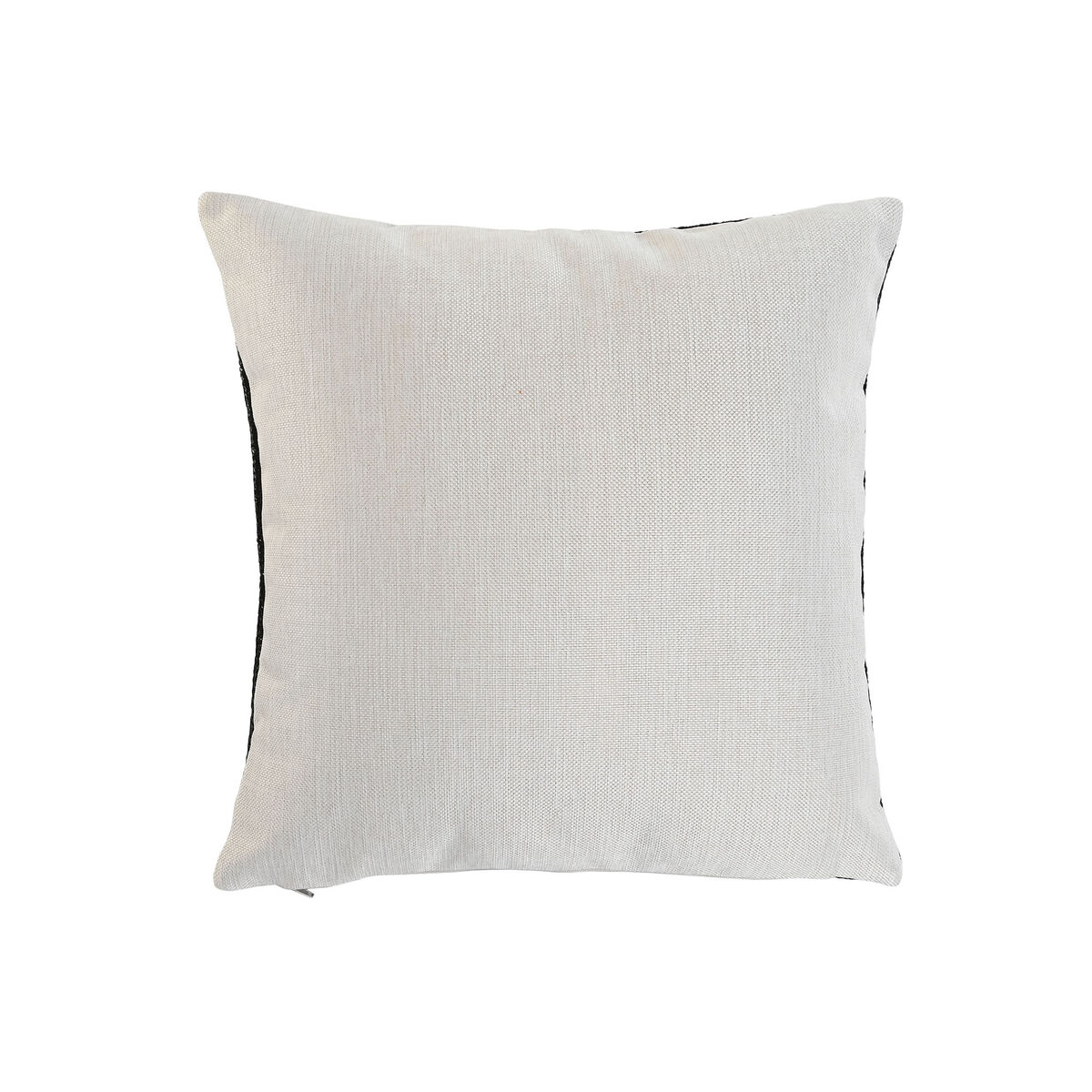 Pude Home ESPRIT Hvid Sort 42 x 15 x 42 cm
